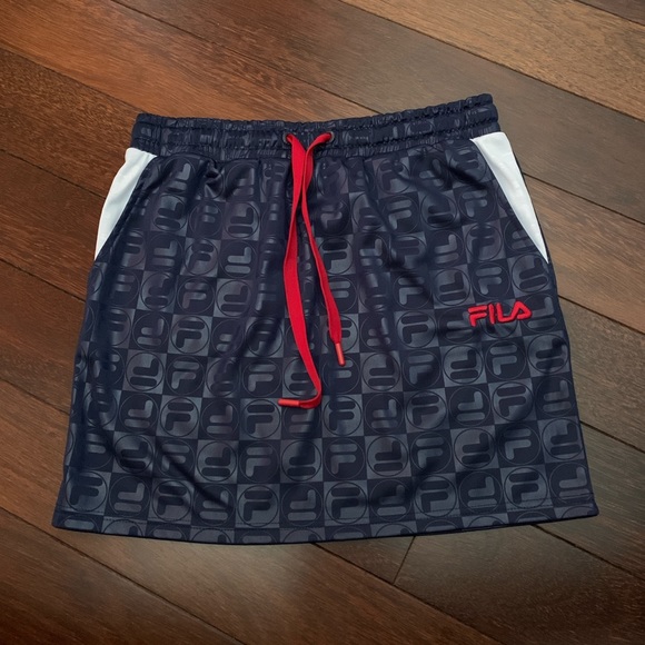 Fila Women’s Navy Blue Ambra Skirt - Picture 1 of 4